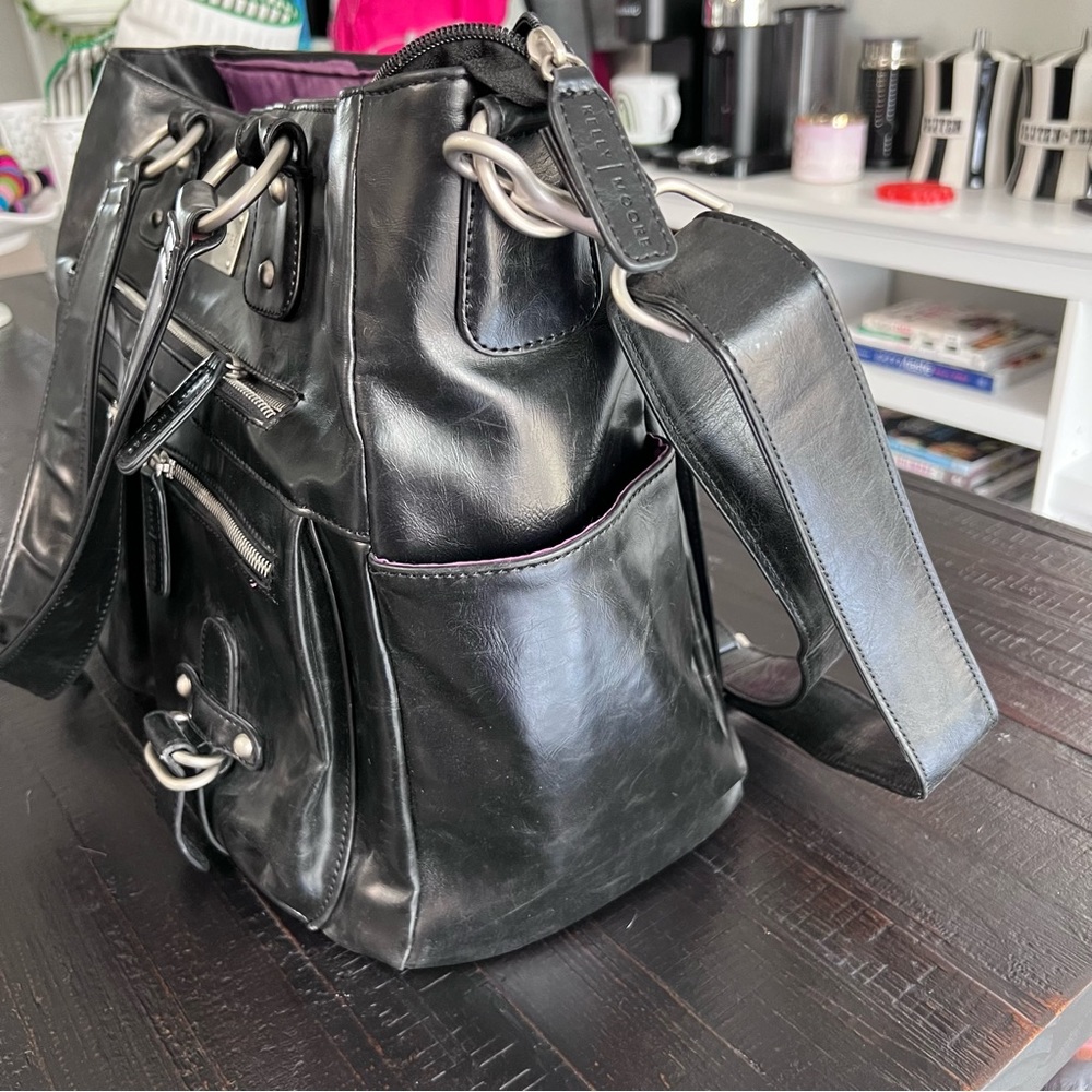 Kelly Moore Libby Bag (original) - Black Leather - Picture 8 of 10